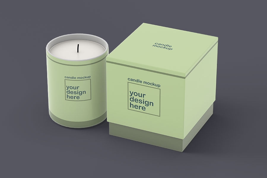 Candle Mock-Up By Brand Agency- Best Graphic Design Services In India, Africa, and Mozambique.